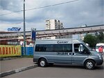 Бесплатный автобус Genser в пункт аренды автомобилей АрендаАвто-дль на ул.Добролюбова